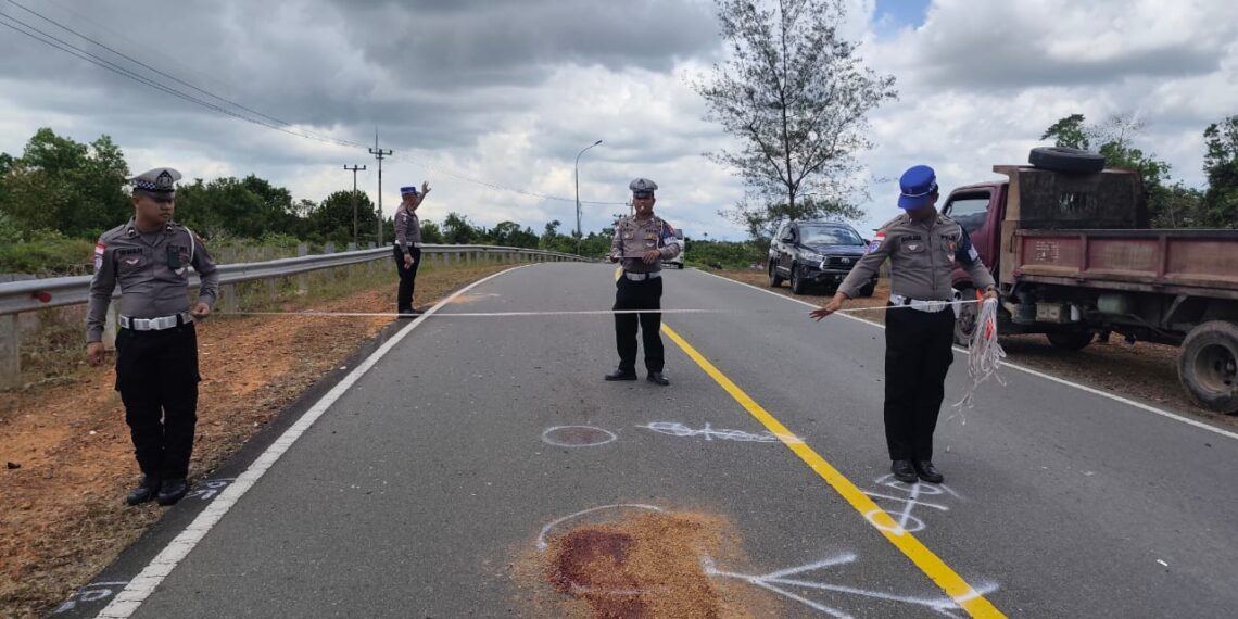 Kecelakaan di Jalan Lintas Barat Bintan, Satu Orang Meninggal Dunia dan Satu Lainnya Luka Berat