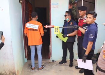 Satreskrim Polres Bintan Gelar Rekonstruksi Kasus Pembunuhan, Motif Pelaku Dipicu Emosi yang Memuncak