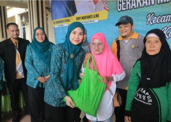 TP PKK Bintan Laksanakan Gerakan Masyarakat Hidup Sehat di Bintan Pesisir