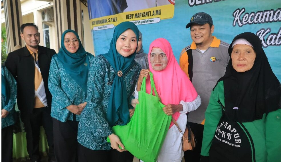 TP PKK Bintan Laksanakan Gerakan Masyarakat Hidup Sehat di Bintan Pesisir