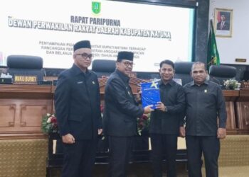 DPRD Natuna Gelar Paripurna dengan Agenda Penyampaian Pidato Bupati Terhadap Ranperda APBD Tahun 2025