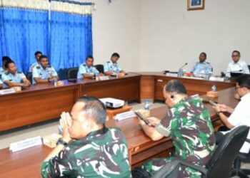 Danlanud RSA Natuna Terima Tim BPK RI Guna Pemeriksaan Kinerja Pengadaan dan Harwat