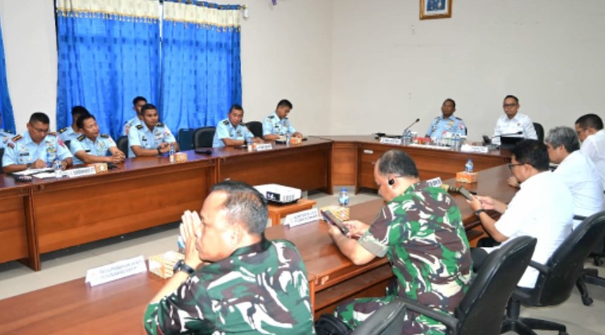 Danlanud RSA Natuna Terima Tim BPK RI Guna Pemeriksaan Kinerja Pengadaan dan Harwat