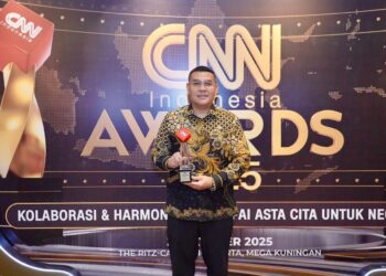Konsisten Jalankan Reforma Agraria, Kementerian ATR/BPN Raih Rural Development dan Regional Equity di CNN Indonesia Award 2025