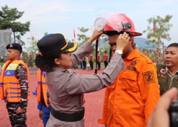Polres Bintan Gelar Apel Kesiapan Tanggap Darurat Bencana Hidrometeorologi 2025