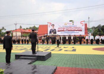 Polresta Tanjungpinang Gelar Upacara Peringatan Hari Pahlawan ke-80, Kobarkan Semangat Juang di Era Modern