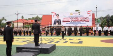 Polresta Tanjungpinang Gelar Upacara Peringatan Hari Pahlawan ke-80, Kobarkan Semangat Juang di Era Modern