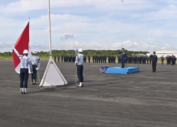 Lanud Raden Sadjad Gelar Upacara Peringati Hari Pahlawan 2025