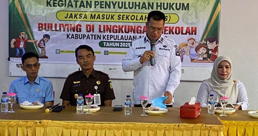 Bupati Aneng Buka Program Jaksa Masuk Sekolah di SMPN 05 Bukit Tambun, Ingatkan Bahaya Bullying dan Judi Online
