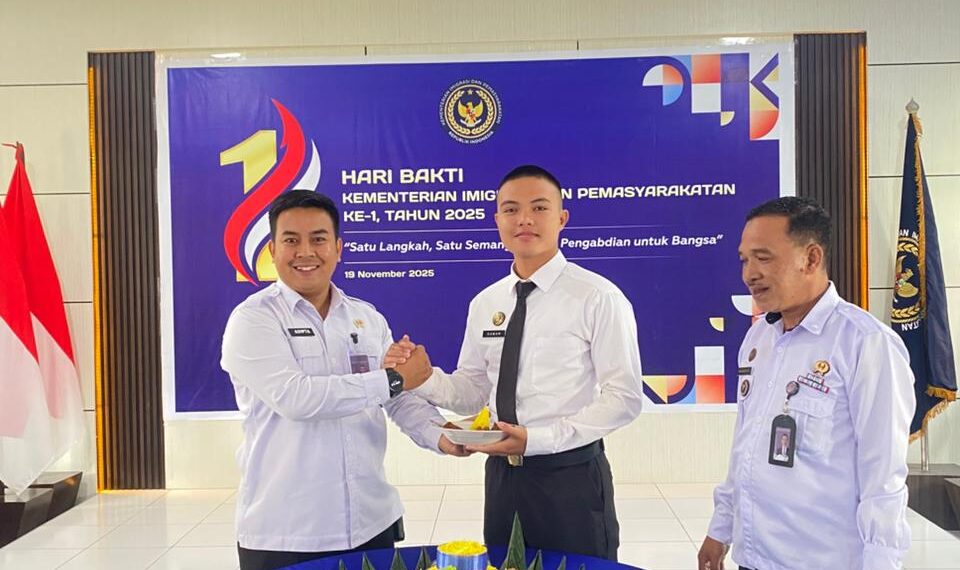 Rutan Tanjung Balai Karimun Ikuti Upacara Hari Bakti Kementerian Imigrasi dan Pemasyarakatan ke-1 Tahun 2025