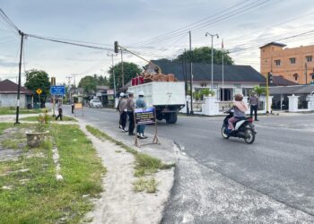 Satlantas Polres Natuna Gelar Patroli dan Pengaturan Lalu Lintas dalam Operasi Zebra Seligi 2025