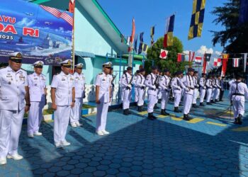 Upacara Hari Armada RI 2025 Digelar di Lanal Tarempa, Kasal Tekankan Penguatan Pertahanan Laut