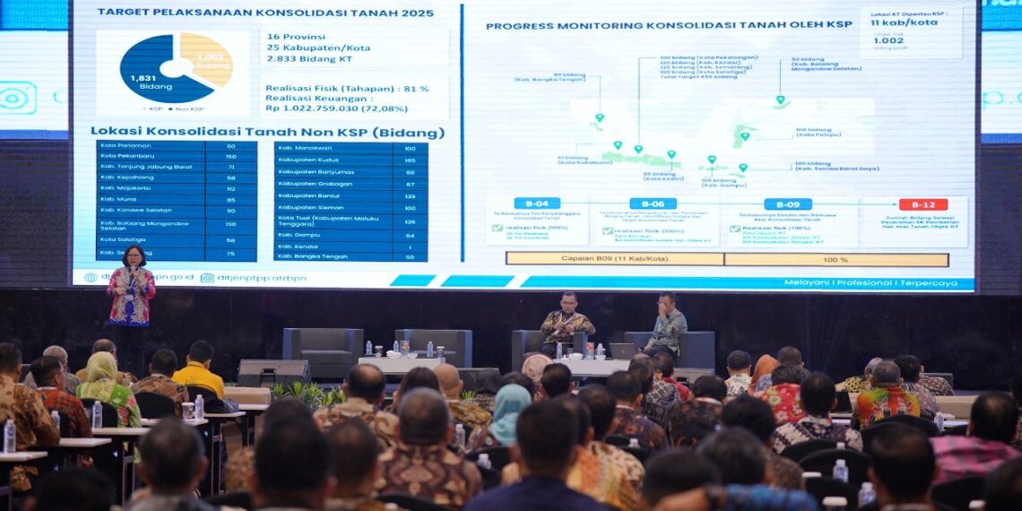Kementerian ATR/BPN Targetkan Penuntasan Konsolidasi Tanah 2025 di Seluruh Indonesia