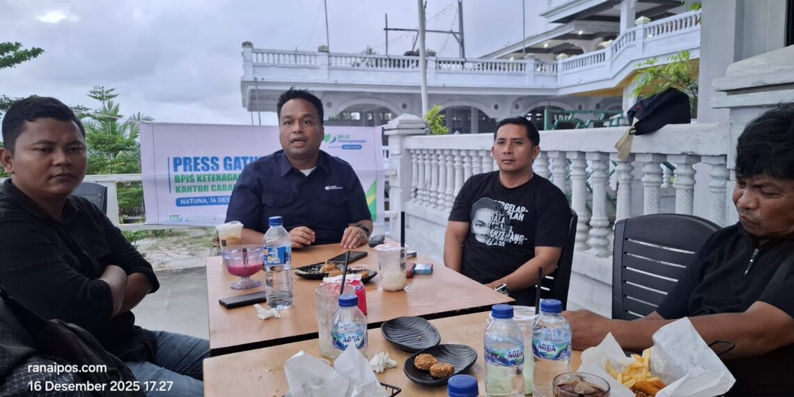Ngopi Bareng Media, BPJS Ketenagakerjaan Natuna Perkuat Sinergi Sosialisasi Jaminan Sosial
