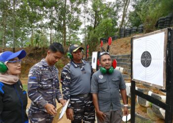 Kopi dan Tembak: Lanudal Tanjungpinang Jalin Silaturahmi dengan Insan Pers