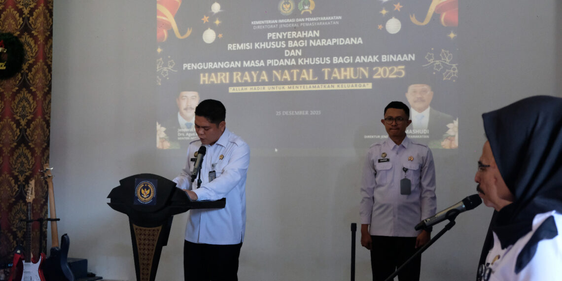 Rutan Tanjungpinang Serahkan Remisi Khusus Natal 2025 kepada 15 Narapidana