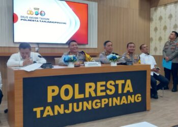 Polresta Tanjungpinang Gelar Press Rilis Akhir Tahun 2025, Sampaikan Capaian Kinerja dan Evaluasi Kamtibmas
