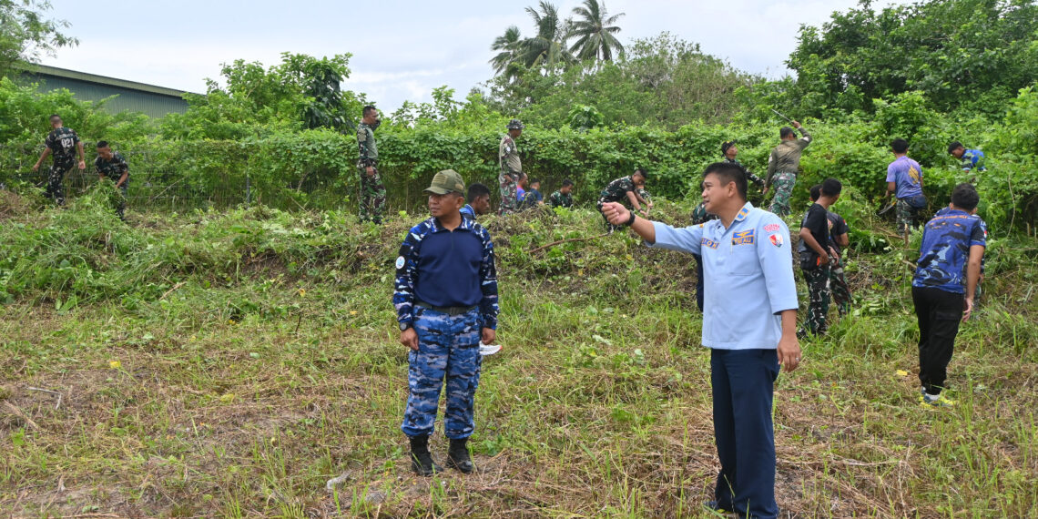 Lanud RSA Galakkan Gotong Royong Jaga Lingkungan