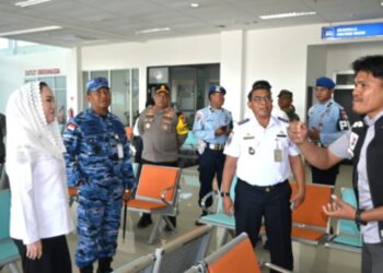 Jelang Nataru, Danlanud RSA dan Forkopimda Natuna Pantau Pengamanan di Bandara Raden Sadjad