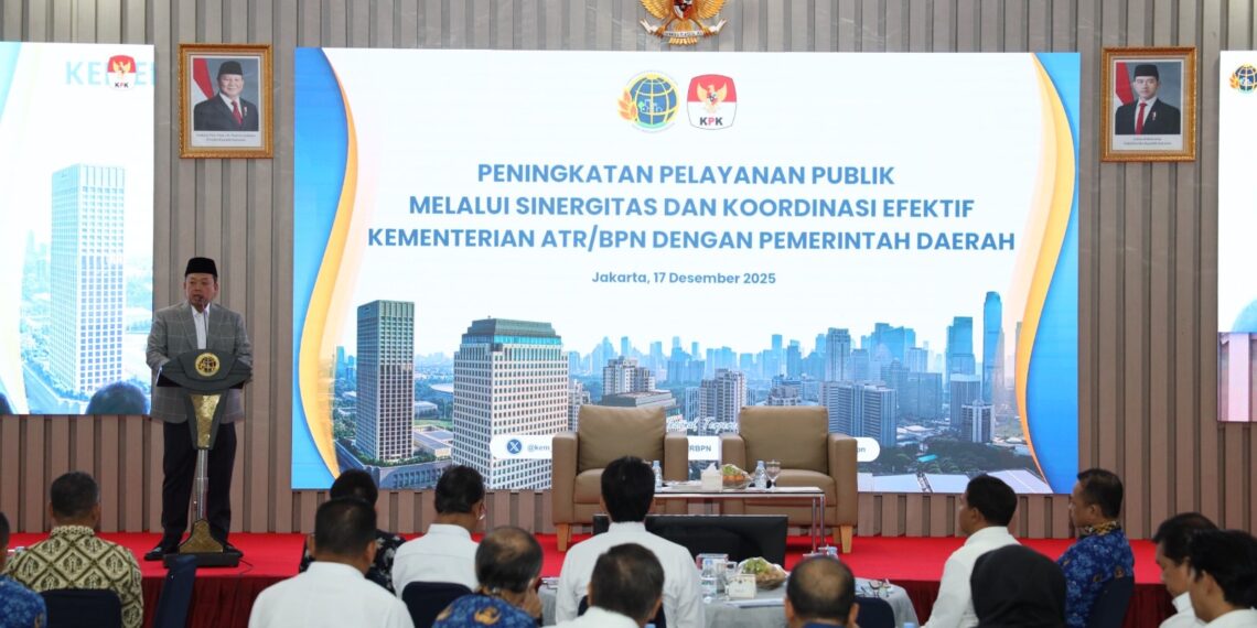 Pastikan Pelayanan Bersih, Kementerian ATR/BPN Gandeng KPK dalam Proses Perbaikan Sistem Layanan Pertanahan