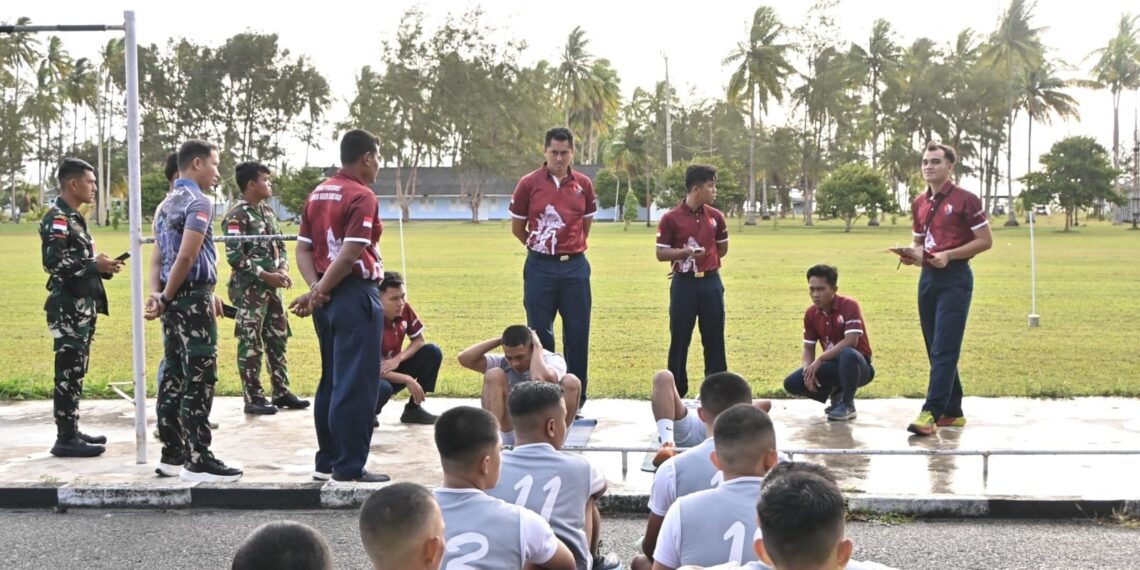 Samapta A, B, dan C Warnai Seleksi Casis Bintara TNI AU di Lanud RSA Natuna