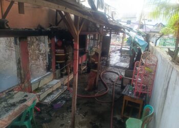 Kebakaran di Tanjungpinang, Rumah Kos-Kosan Hangus Terbakar