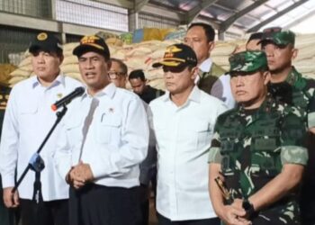 Mentan Sidak Gudang Kanwil DJBC Kepri, Ini Nasib 1000 Ton Beras Selundupan.