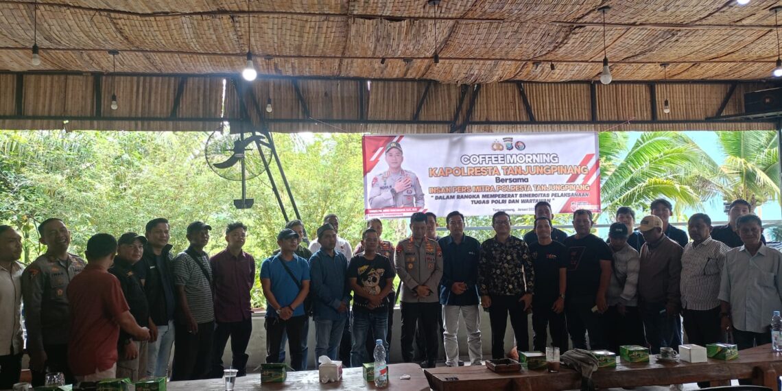 Polresta Tanjungpinang dan Insan Pers Jalin Sinergi, Kapolresta: Kami Terbuka untuk Rekan-Rekan Media