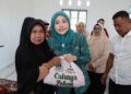 Hafizha dan BAZNAS Salurkan Puluhan Paket Sembako untuk Dhuafa dan Balita Stunting di Tanjung Uban Timur