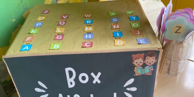 Mahasiswa PIAUD STAI Natuna Laksanakan Pengabdian Masyarakat dan Menyerahkan APE Box Alfabet ke TK Ath-Thayyibah