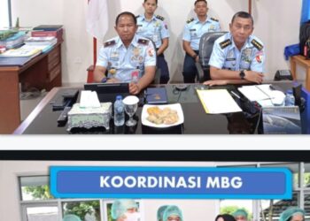 Danlanud RSA Natuna Ikuti Rapat MBG Aster Kasau, TNI AU Percepat Dapur Gizi