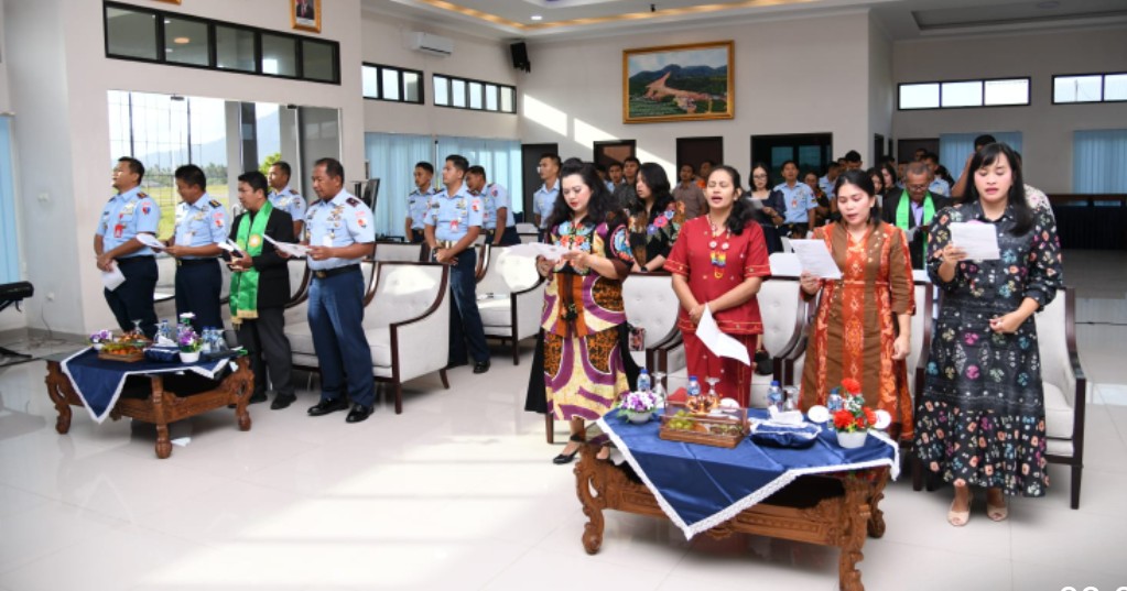 Natal TNI AU di Natuna, Lanud RSA Perkuat Persatuan di Perbatasan