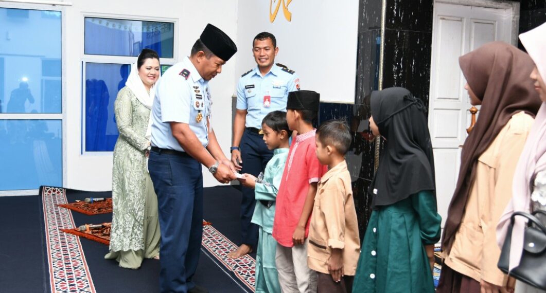 Peringati Isra Mi’raj Nabi Muhammad SAW 1447 H, Danlanud RSA Santuni Anak Yatim 