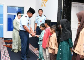 Peringati Isra Mi’raj Nabi Muhammad SAW 1447 H, Danlanud RSA Santuni Anak Yatim 