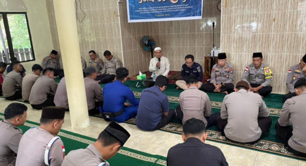 Peringatan Isra Mi’raj 1447 H Sebagai Momentum Polres Natuna Perkuat Iman dan Profesionalisme Personel