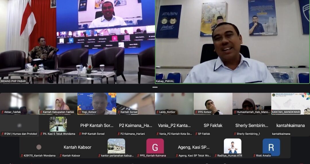 Isi Materi di Rakerda Kanwil BPN Provinsi Papua Barat, Biro Humas dan Protokol Imbau Jajaran Optimalkan Implementasi PESO dan Pengaduan Masyarakat