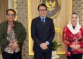 Perkuat Diplomasi Perbatasan, Bupati Natuna Temui Wamenlu RI
