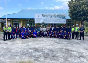 Satlantas Polres Bintan Gelar Police Goes To School, Edukasi Keselamatan Lalu Lintas Dalam Operasi Keselamatan Seligi 2026