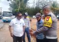 Satlantas Polres Natuna dan Dishub Cek Kesiapan Angkutan Umum Jelang Mudik Lebaran 