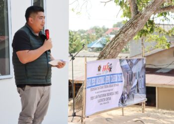 Bupati Bintan Roby Kurniawan saat memberikan sambutan