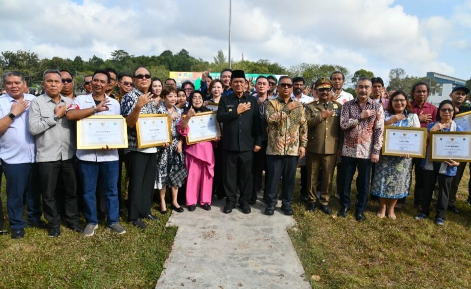 Gubernur Ansar Ahmad Pimpin Apel Bulan K3 Nasional ke-56 di Batam, Soroti 319 Ribu Kasus Kecelakaan Kerja