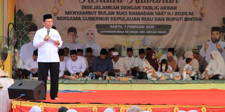 Kenduri Ruwahan dan Tabligh Akbar Sambut Ramadhan 1447 H, Gubernur Kepri dan Bupati Bintan Perkuat Kebersamaan