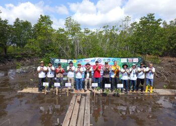 Semarak HPN 2026, KJK Tanam Mangrove sebagai Wujud Kepedulian Lingkungan