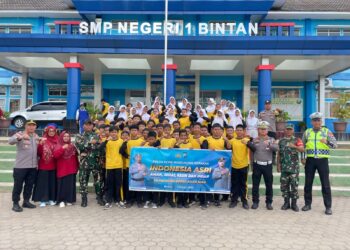Polres Bintan Gelar Kerja Bakti, Dukung Gerakan Indonesia ASRI