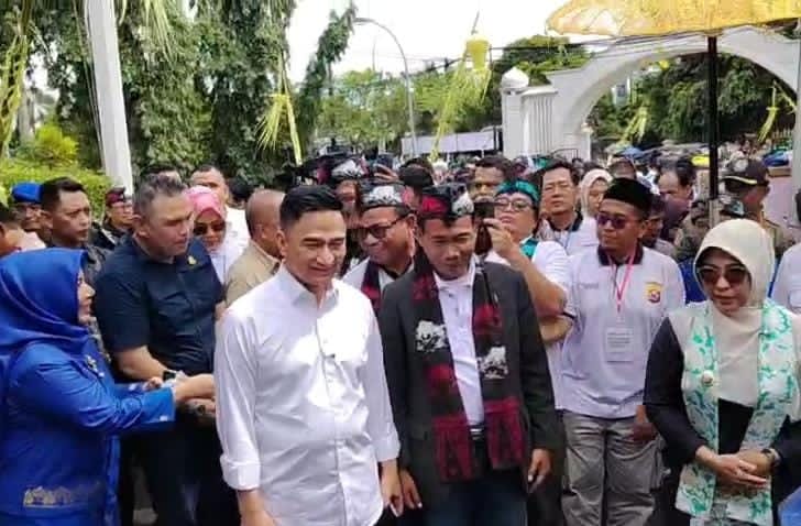 Peserta HPN 2026 SMSI Disambut Meriah di Pendopo Kabupaten Pandeglang