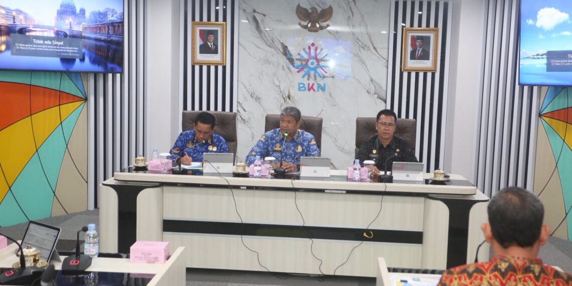 Bupati Anambas Aneng saat mengikuti kegiatan dengan BKN