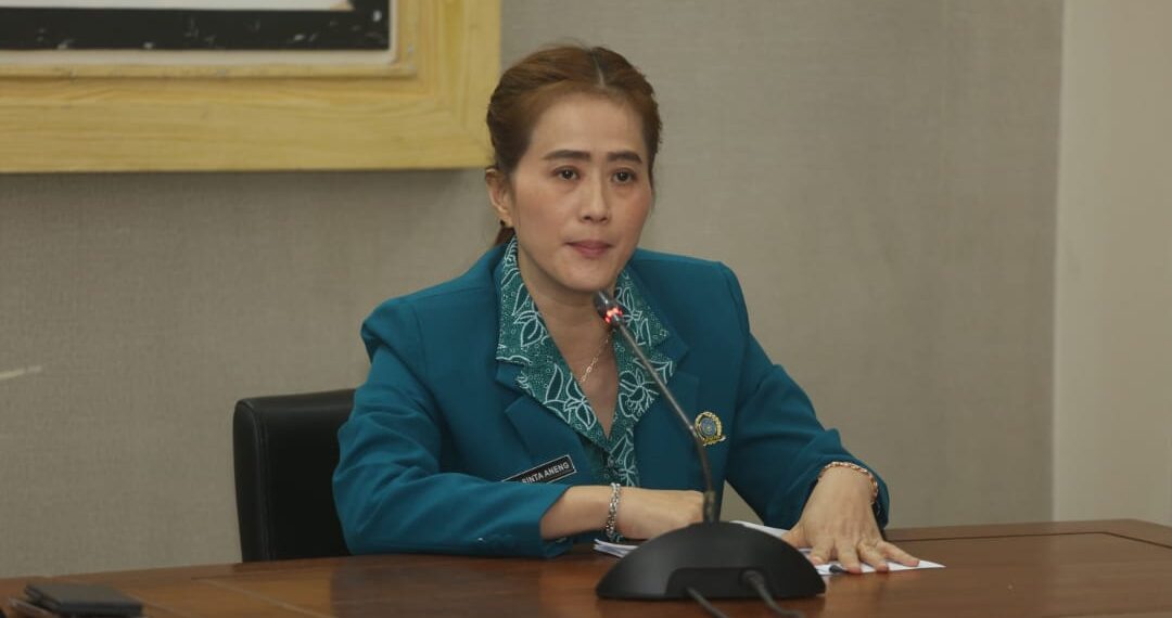 Ketua PKK Anambas Ny. Sinta Aneng Saat Pimpin Rakor PKK 2026