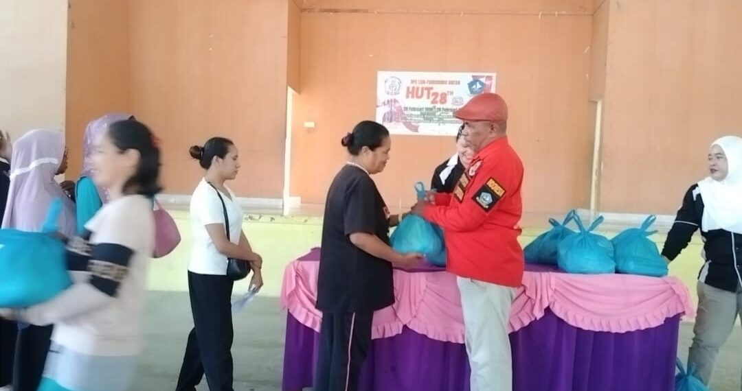 LSM FORKORINDO Bintan Rayakan HUT ke-28 dengan Berbagi Sembako