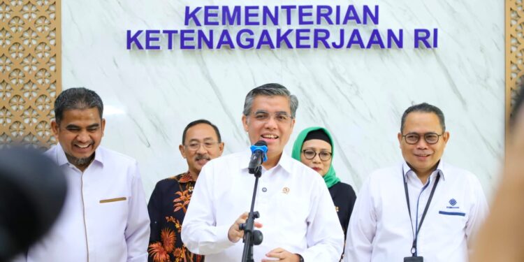 Menteri Ketenagakerjaan, Yassierli,