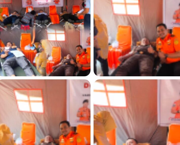 Sambut HUT Basarnas ke-54, KPP Natuna Gelar Donor Darah, Target 54 Kantong Terlampaui